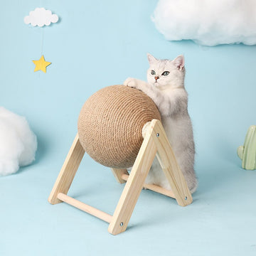 Wooden Cat Scratcher