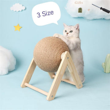 Wooden Cat Scratcher