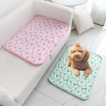 Dog Cooling Mat Summer Pet Ice Silk Pad Breatbable Dog Cat Seat Cushion Pet Sleeping Bed Kennel For Small Meduim Large Dogs Cat