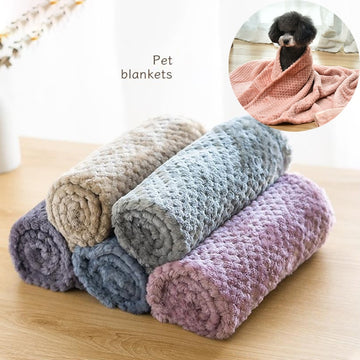 Winter Dog Bed Blanket