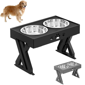 Adjustable Dog Bowl With Stand